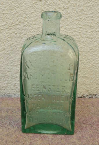 Antica bottiglia liquore - bottiglia,