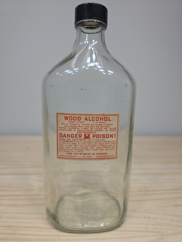 Bottiglia grande veleno - , alcool