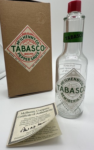 Bottiglia vintage 1950 tabasco - bottiglia,